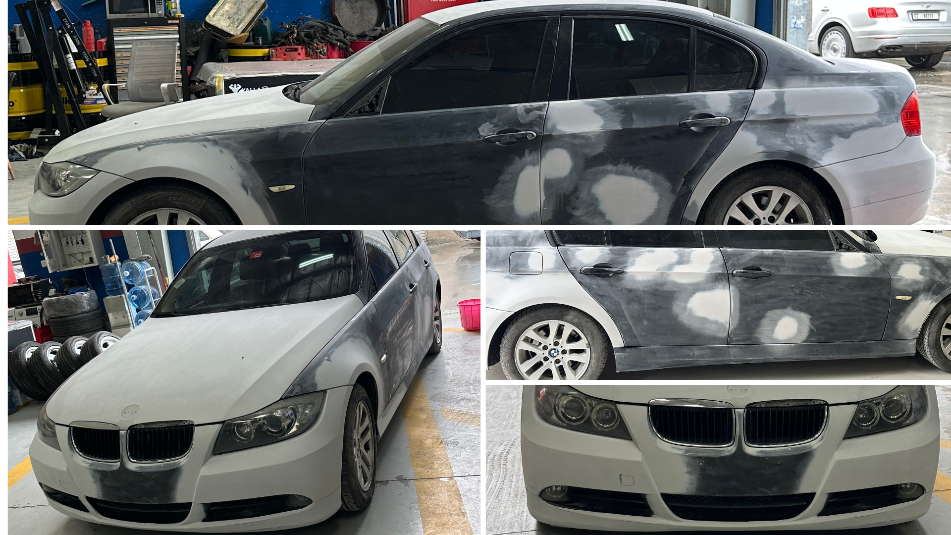 Body & Paint - Precision repair and refinishing at Partinn Auto Service Dubai